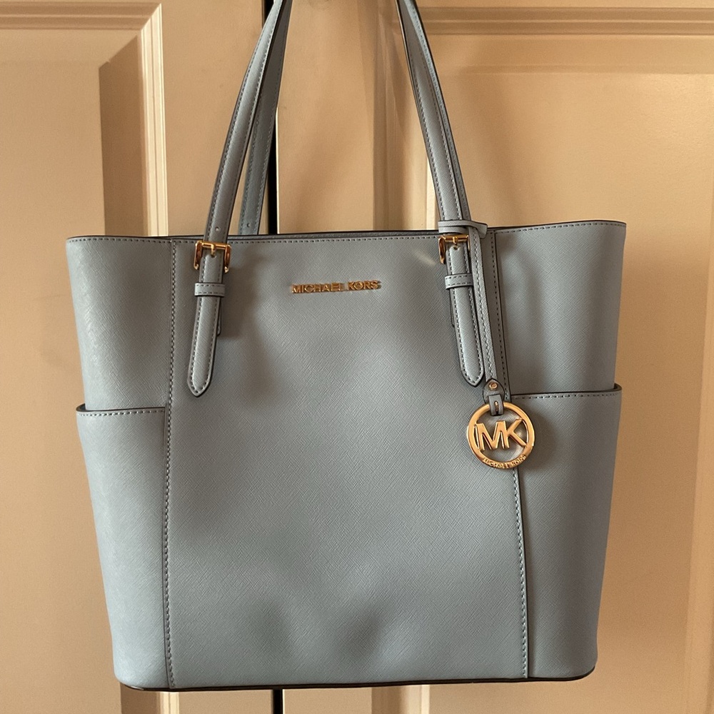 Michael kors Pale Blue Tote - Picture 5 of 7